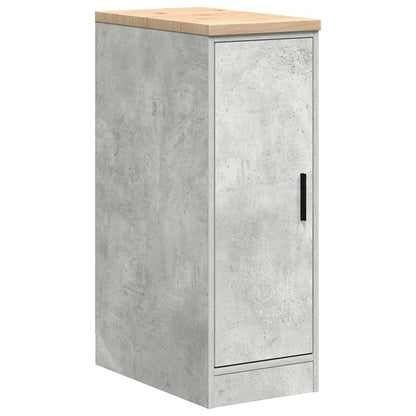 Garage Cabinets 2 pcs Concrete Grey Engineered Wood