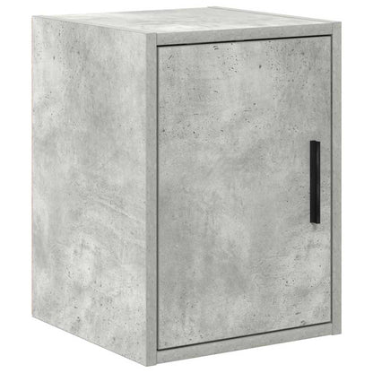 Garage Cabinets 2 pcs Concrete Grey Engineered Wood