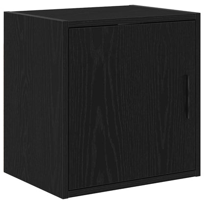 Garage Cabinets 2 pcs Black Engineered Wood