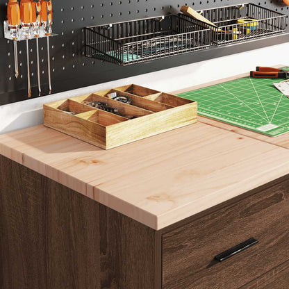 Garage Cabinets 2 pcs Brown Oak Engineered Wood