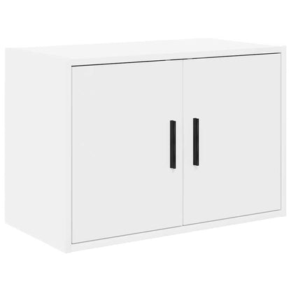 Garage Cabinets 2 pcs White Engineered Wood