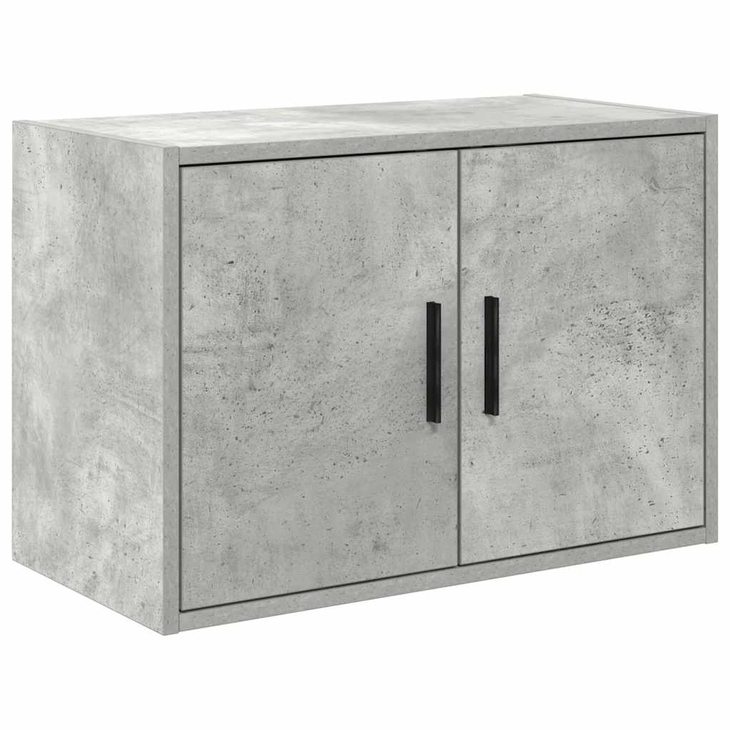Garage Cabinets 6 pcs Concrete Grey Engineered Wood