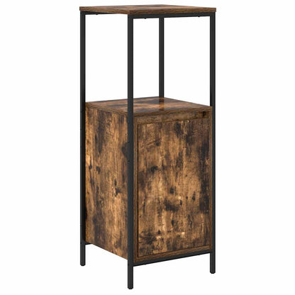 Bathroom Furniture Set 3 pcs Smoked Oak Engineered Wood