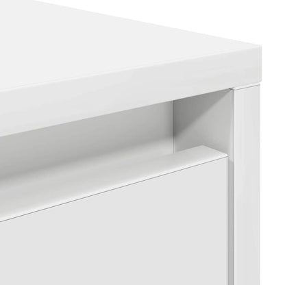 Coffee Table with Drawers White 70,5x70x40 cm