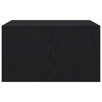 Coffee Table with Drawers Black Oak 70,5x70x40 cm