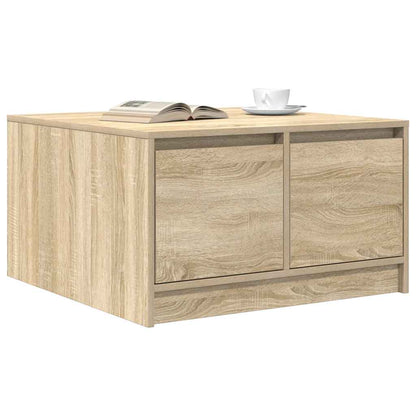 Coffee Table with Drawers Sonoma Oak 70,5x70x40 cm