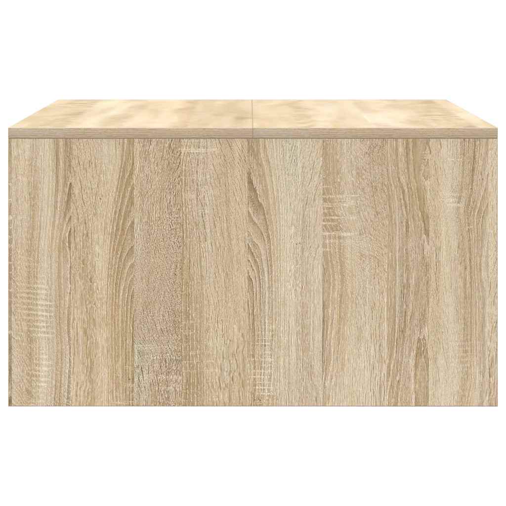 Coffee Table with Drawers Sonoma Oak 70,5x70x40 cm