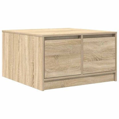 Coffee Table with Drawers Sonoma Oak 70,5x70x40 cm