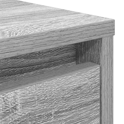Coffee Table with Drawers Grey Sonoma 70,5x70x40 cm