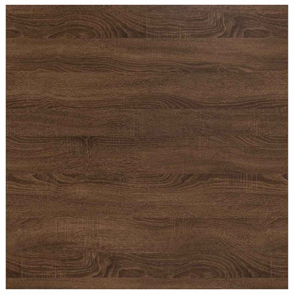 Coffee Table with Drawers Brown Oak 70,5x70x40 cm