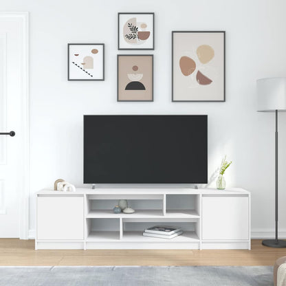 TV Cabinet White 188.5x41x50 cm Engineered Wood