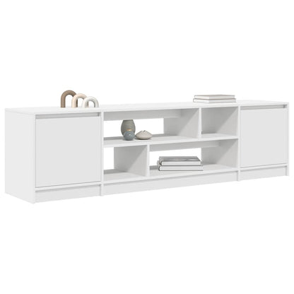 TV Cabinet White 188,5x41x50 cm Engineered Wood