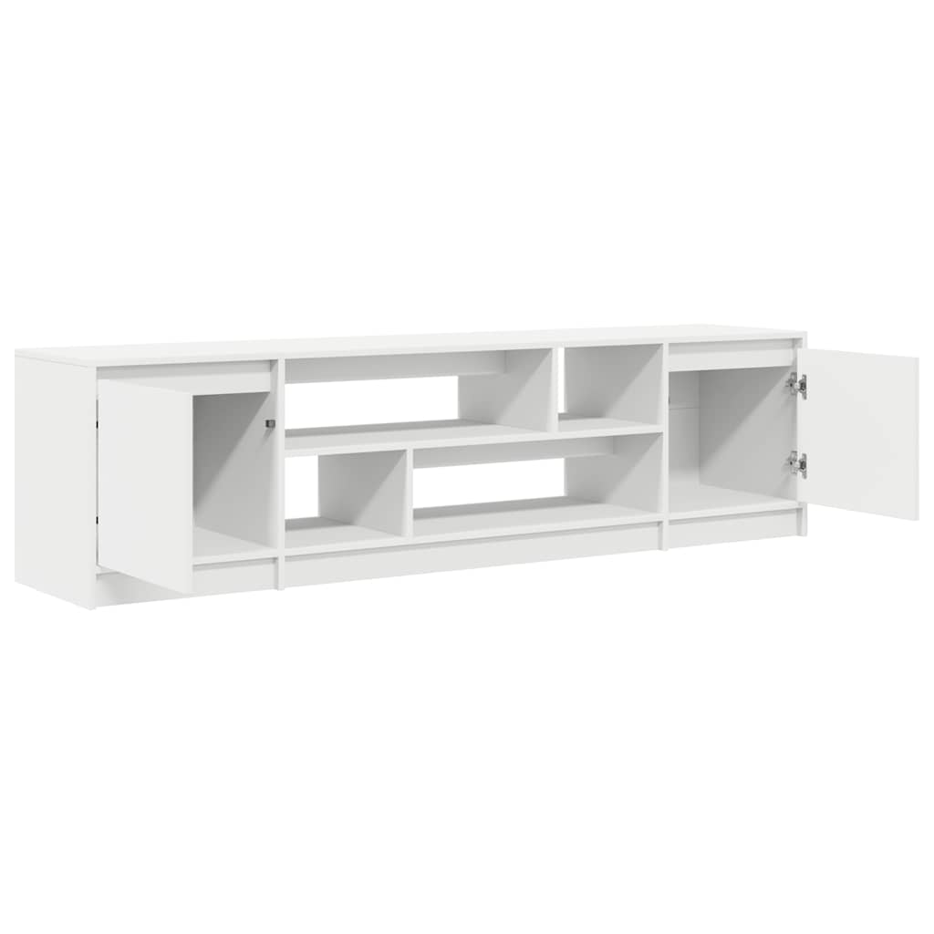 TV Cabinet White 188,5x41x50 cm Engineered Wood