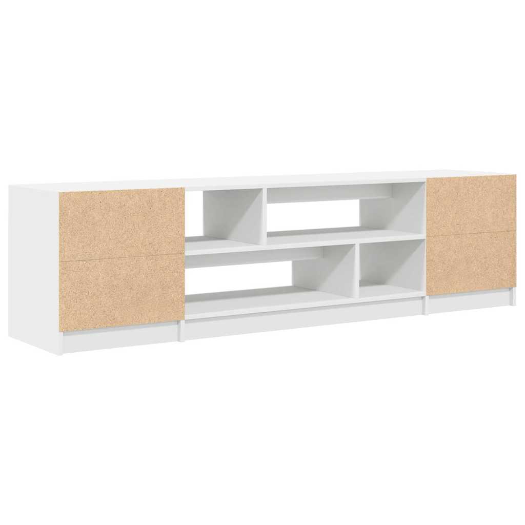 TV Cabinet White 188,5x41x50 cm Engineered Wood