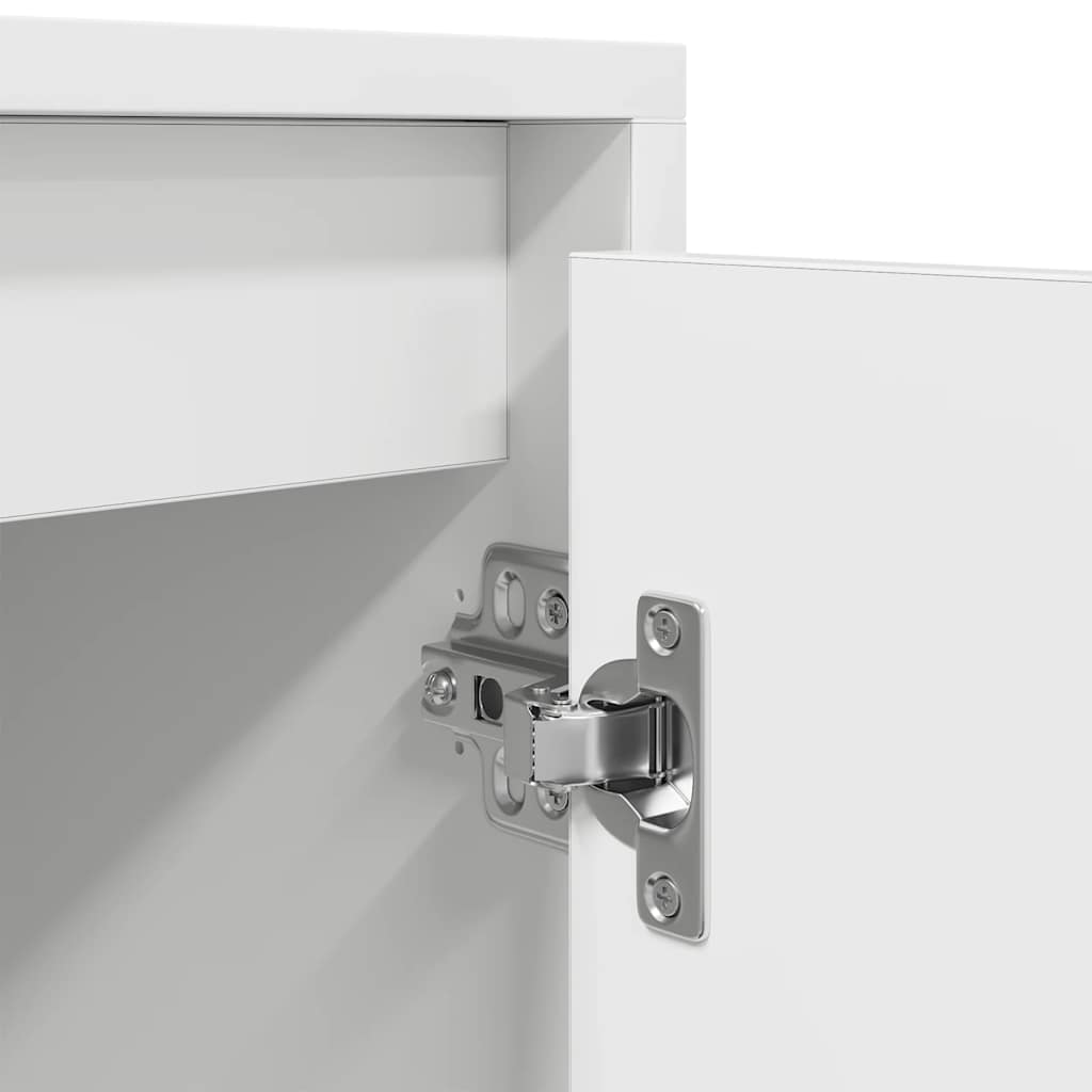 TV Cabinet White 188,5x41x50 cm Engineered Wood