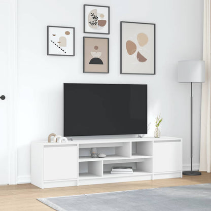 TV Cabinet White 188,5x41x50 cm Engineered Wood