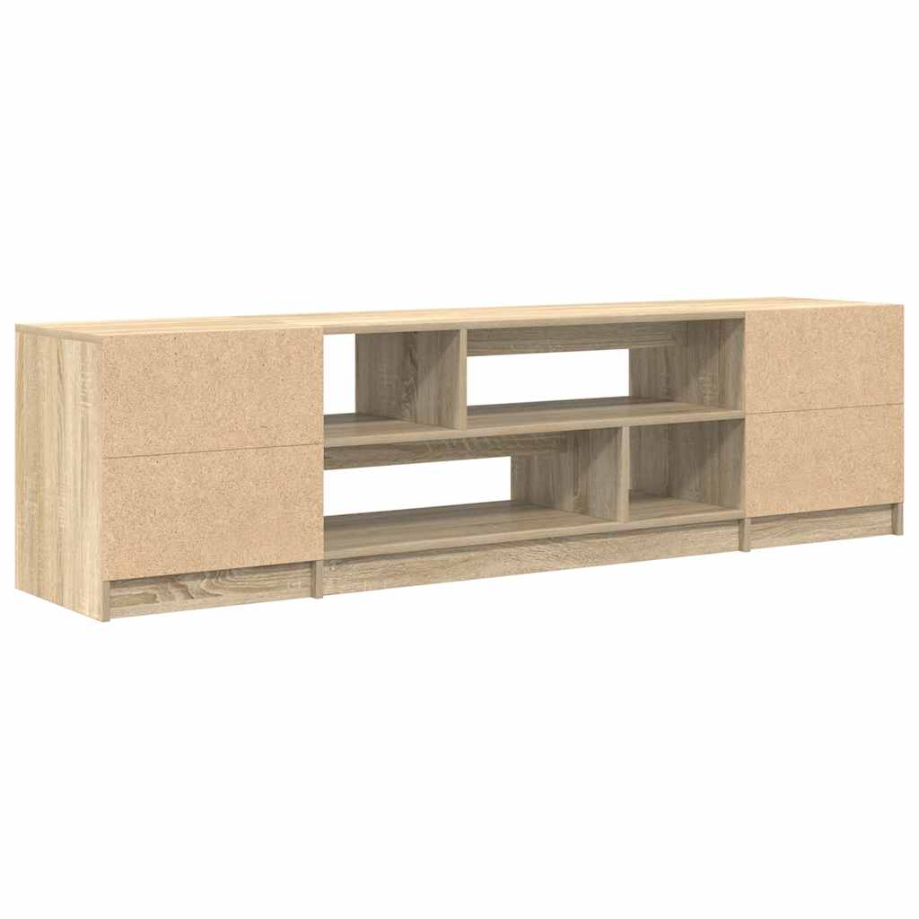 TV Cabinet Sonoma Oak 188,5x41x50 cm Engineered Wood