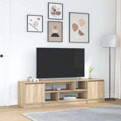 TV Cabinet Sonoma Oak 188,5x41x50 cm Engineered Wood