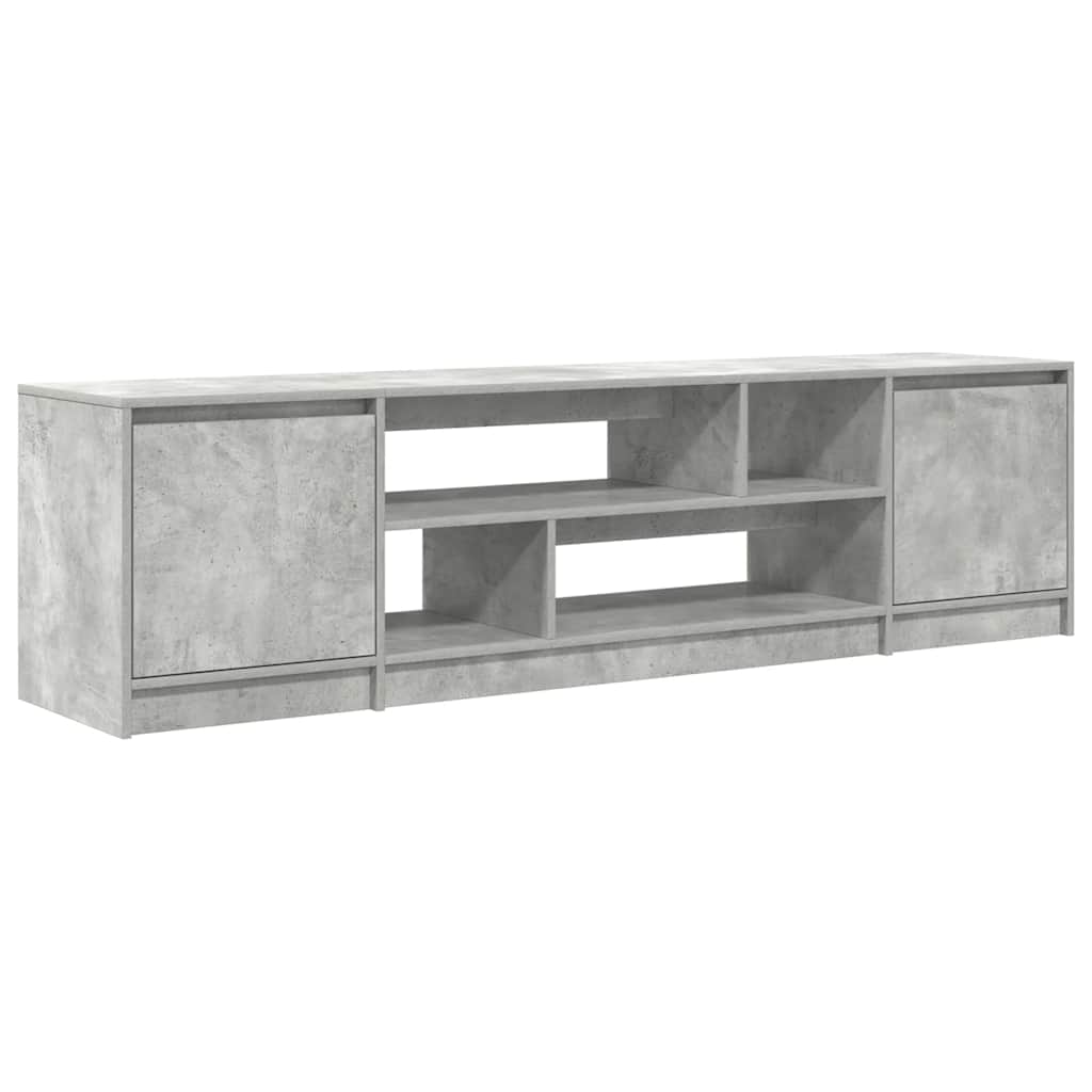 TV Cabinet Concrete Grey 188,5x41x50 cm Engineered Wood