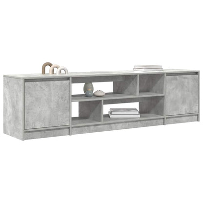 TV Cabinet Concrete Grey 188,5x41x50 cm Engineered Wood
