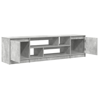 TV Cabinet Concrete Grey 188,5x41x50 cm Engineered Wood