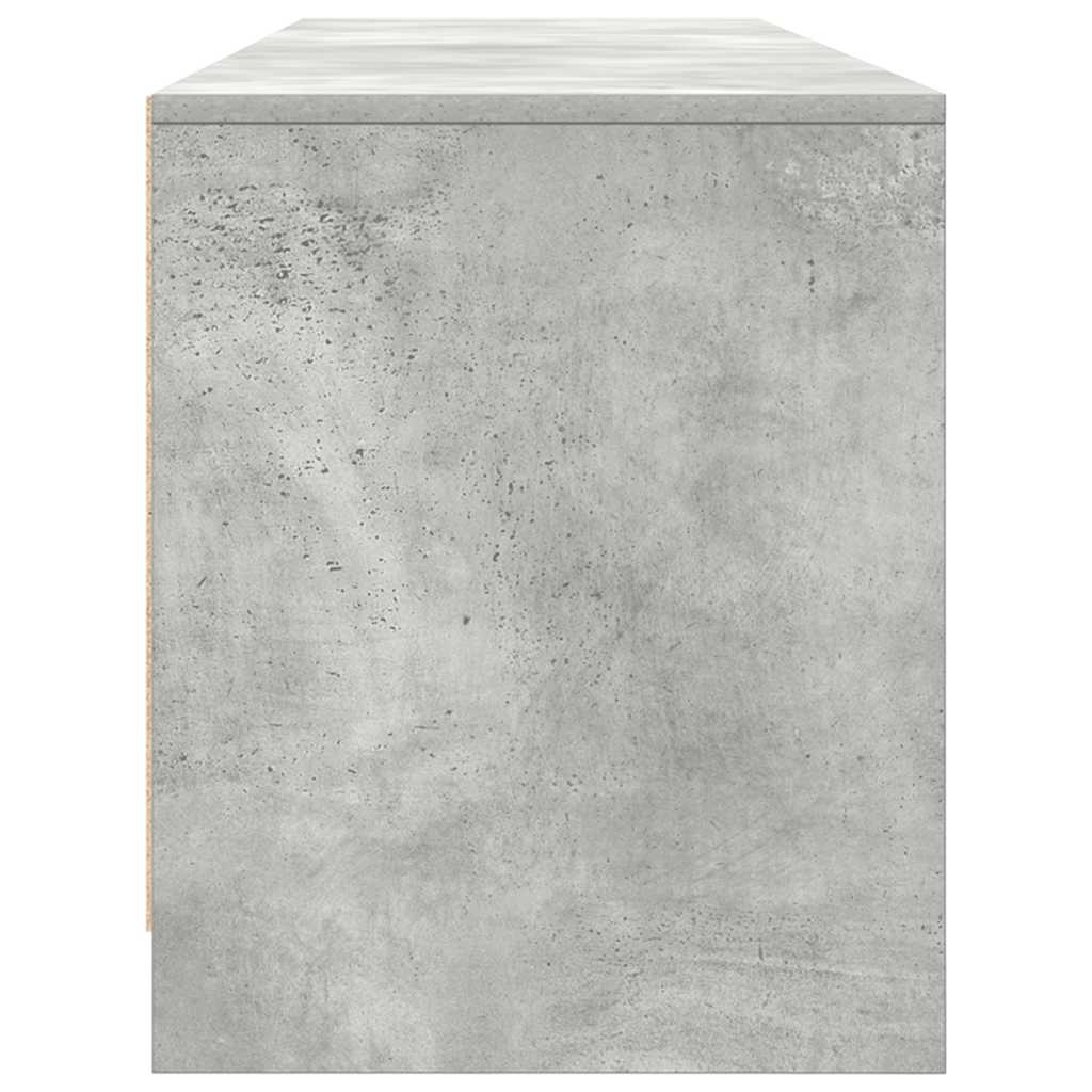 TV Cabinet Concrete Grey 188,5x41x50 cm Engineered Wood