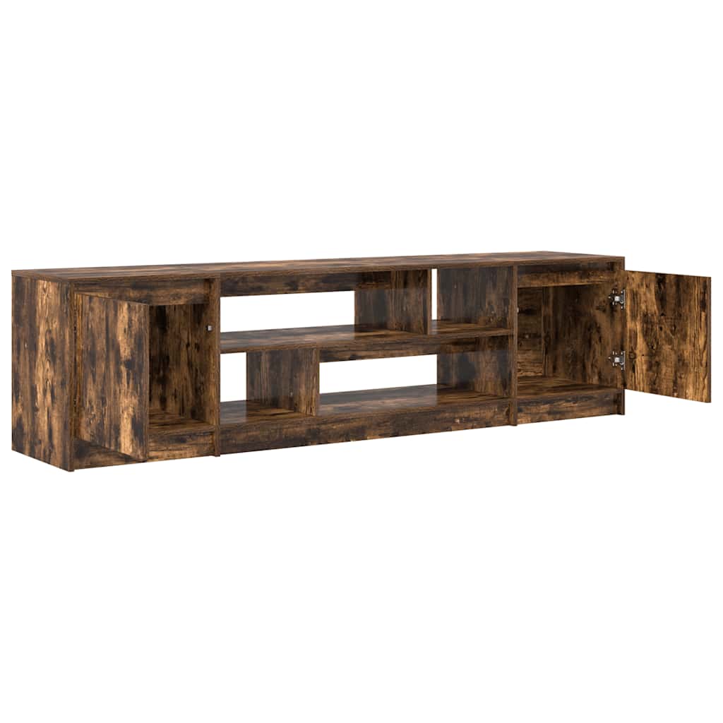 TV Cabinet Smoked Oak 188,5x41x50 cm Engineered Wood