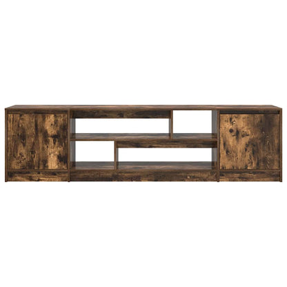 TV Cabinet Smoked Oak 188.5x41x50 cm Engineered Wood