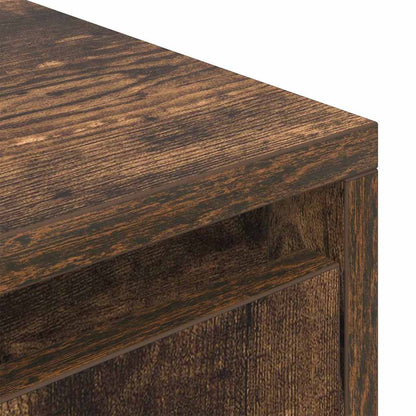 TV Cabinet Smoked Oak 188,5x41x50 cm Engineered Wood