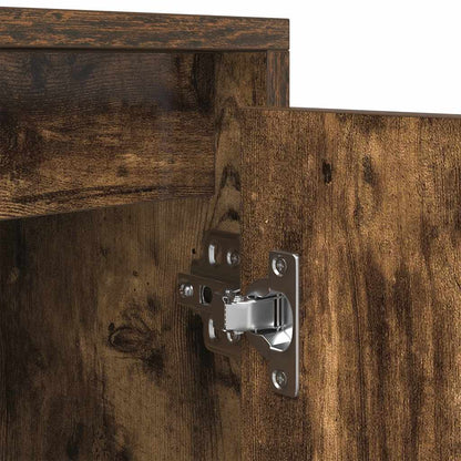 TV Cabinet Smoked Oak 188.5x41x50 cm Engineered Wood