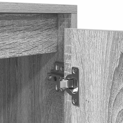 TV Cabinet Grey Sonoma 188,5x41x50 cm Engineered Wood