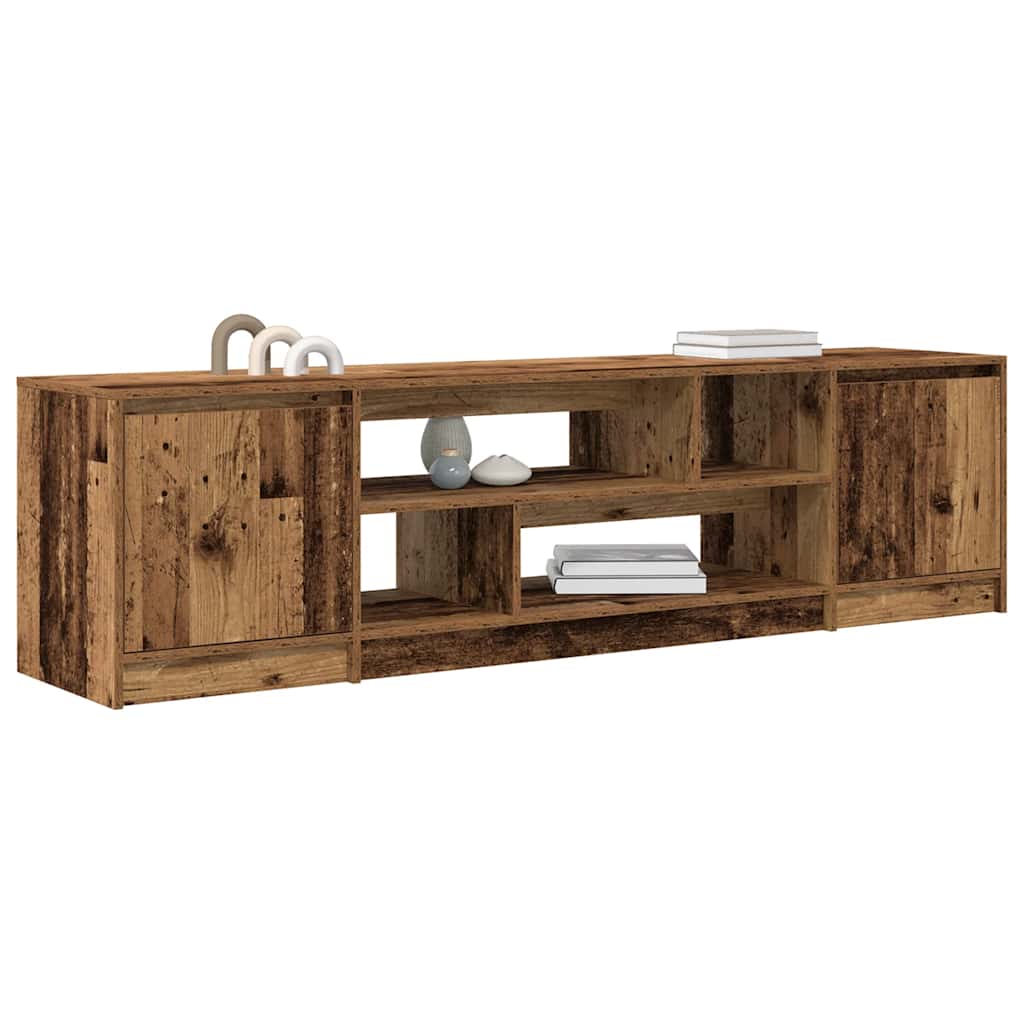 TV Cabinet Old Wood 188.5x41x50 cm Engineered Wood