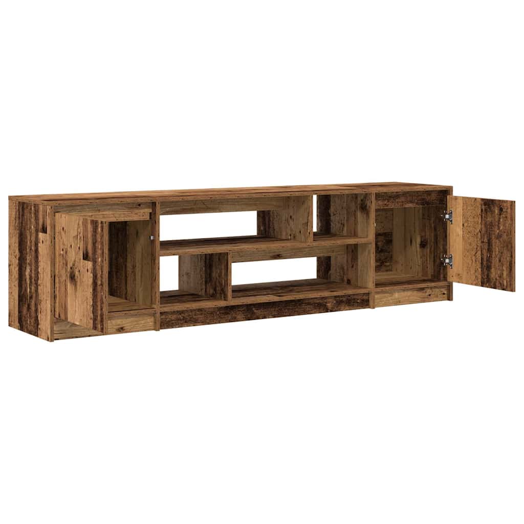 TV Cabinet Old Wood 188.5x41x50 cm Engineered Wood