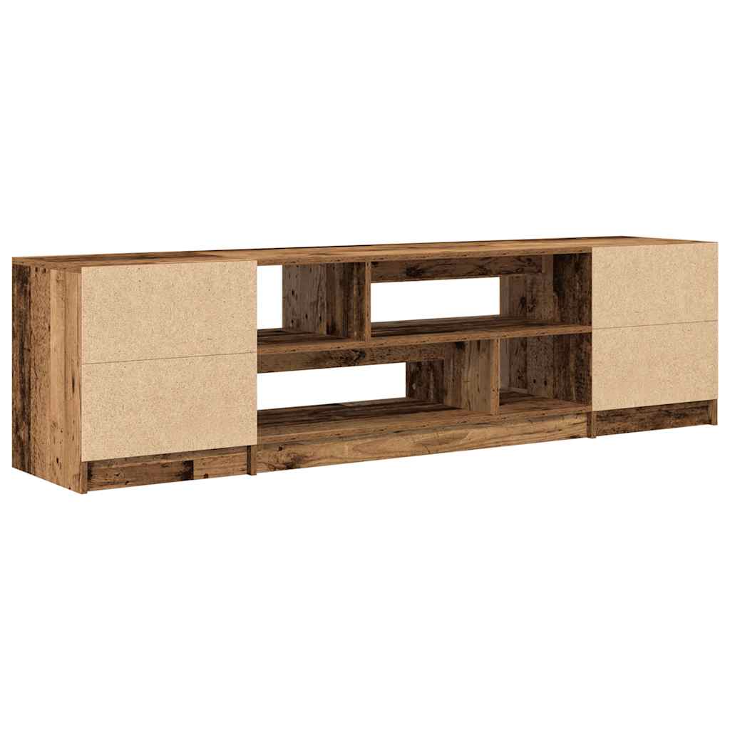 TV Cabinet Old Wood 188.5x41x50 cm Engineered Wood