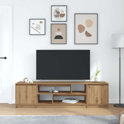 TV Cabinet Artisan Oak 188.5x41x50 cm Engineered Wood