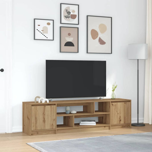 TV Cabinet Artisan Oak 188.5x41x50 cm Engineered Wood