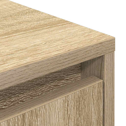 TV Cabinet with LED Lights Sonoma Oak 160,5x41x50 cm