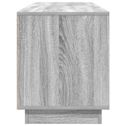 TV Cabinet with LED Lights Grey Sonoma 160,5x41x50 cm