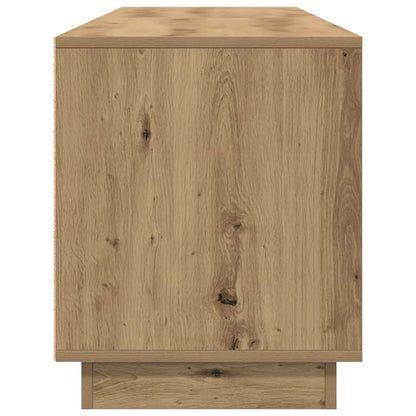 TV Cabinet with LED Lights Artisan Oak 193.5x41x50 cm
