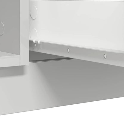 Sideboard with Drawers White 100,5x35x76 cm Engineered Wood