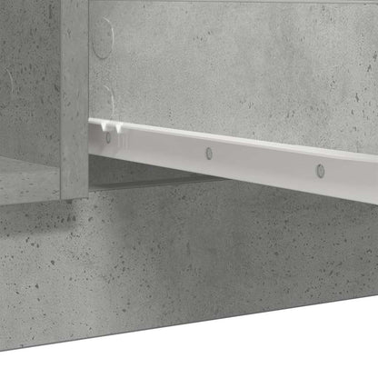 Sideboard with Drawers Concrete Grey 100.5x35x76 cm