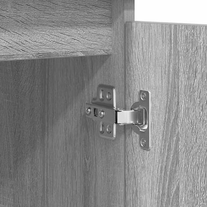 Sideboard with Drawers Grey Sonoma 100.5x35x76 cm Engineered Wood