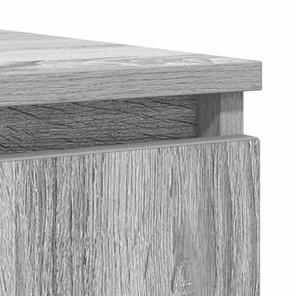 Sideboard with Drawers Grey Sonoma 100.5x35x76 cm