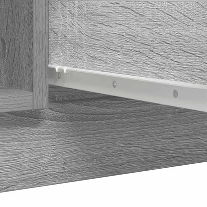 Sideboard with Drawers Grey Sonoma 100.5x35x76 cm