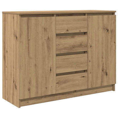 Sideboard with Drawers Artisan Oak 100.5x35x76 cm