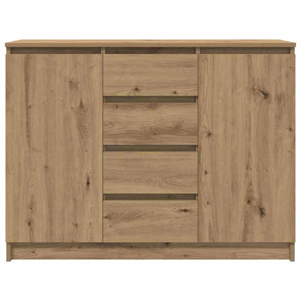 Sideboard with Drawers Artisan Oak 100.5x35x76 cm