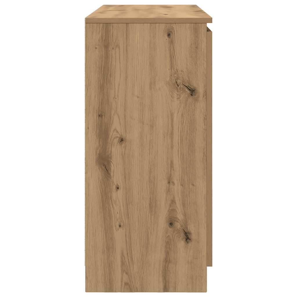 Sideboard with Drawers Artisan Oak 100.5x35x76 cm