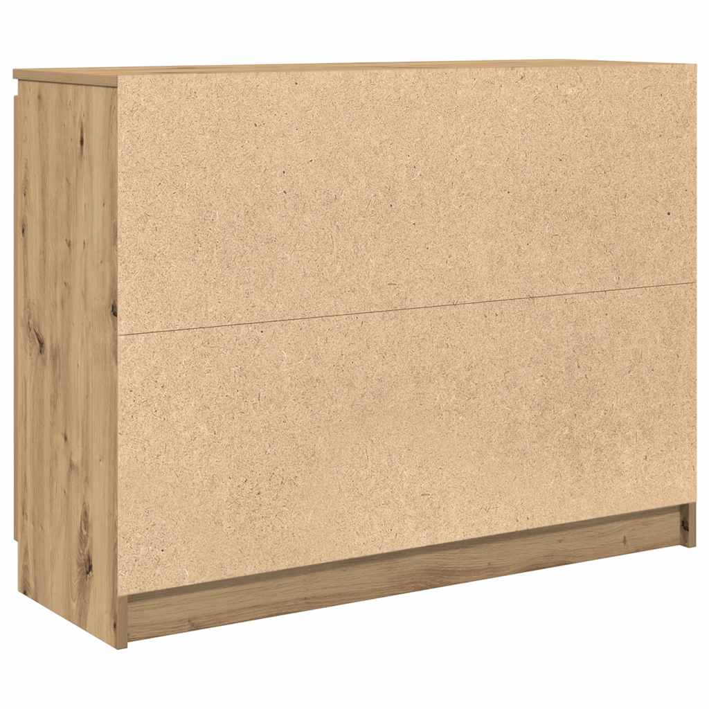 Sideboard with Drawers Artisan Oak 100.5x35x76 cm