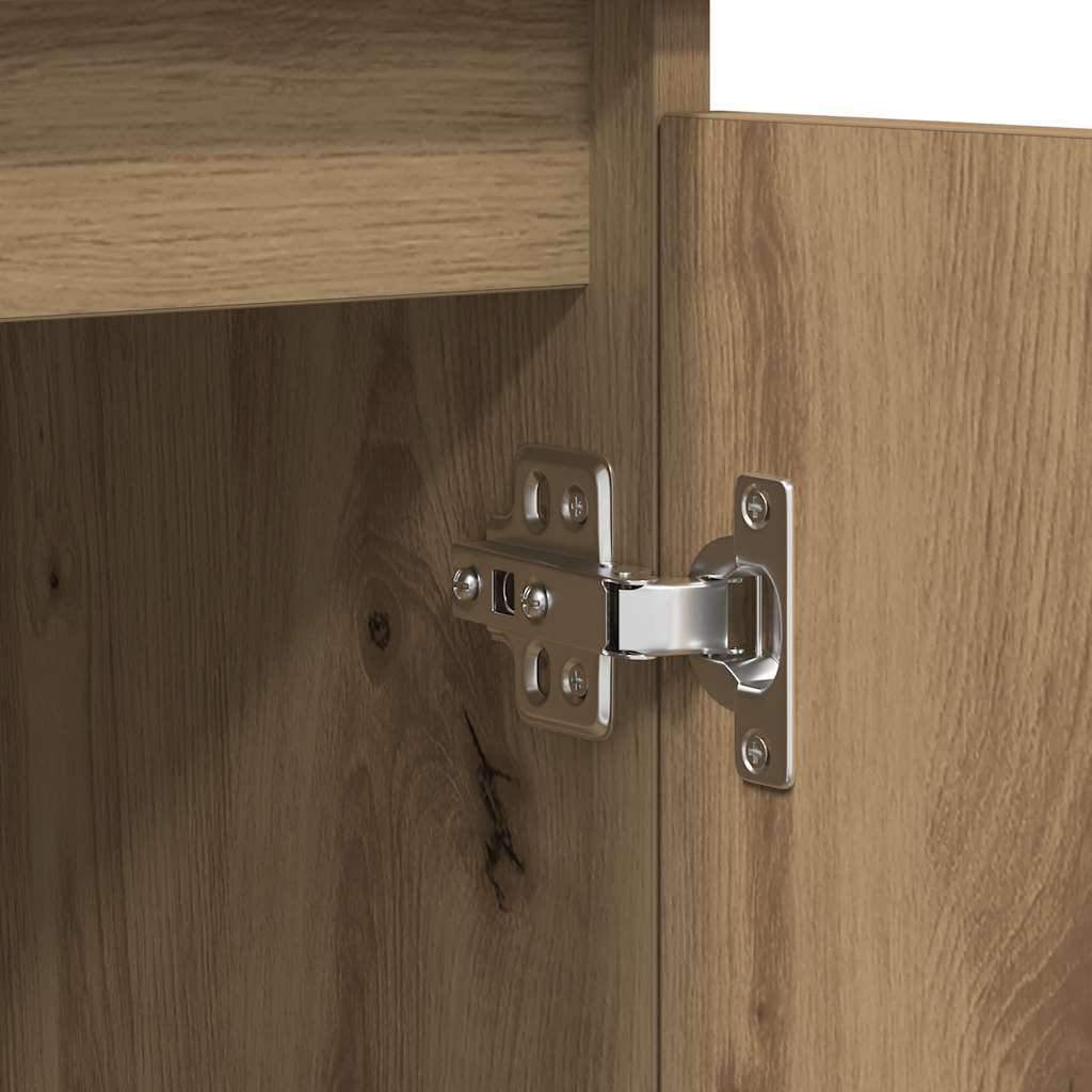 Sideboard with Drawers Artisan Oak 100.5x35x76 cm
