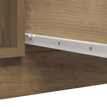 Sideboard with Drawers Artisan Oak 100.5x35x76 cm